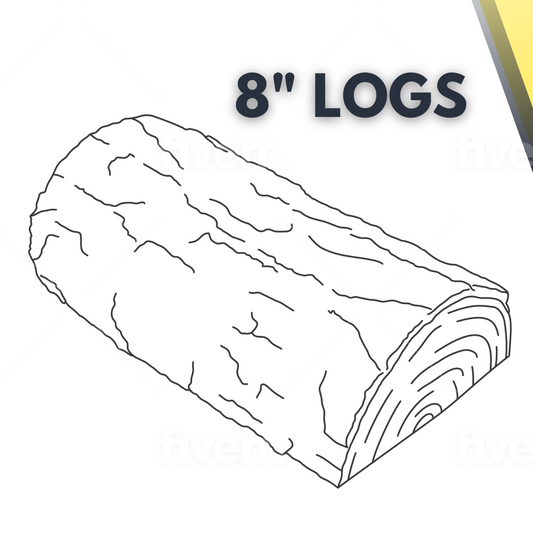 8" LOGS